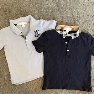 BURBERRY BABY size 3 polo shirt bundle